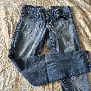 Paint Splotch Skinny Jeans